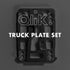Qwiktruks - Quick Release System(Truck Plate Set, set of 2)